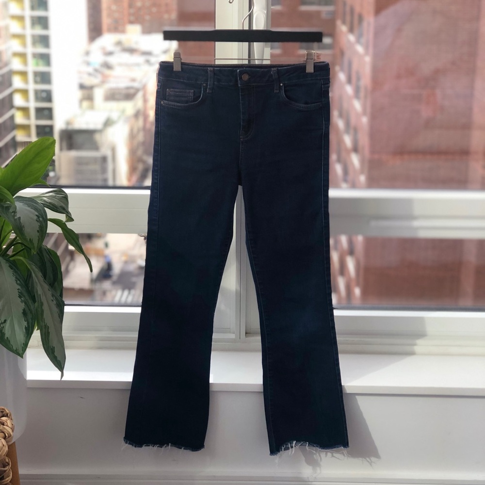 Topshop Crop Wide Leg Jean